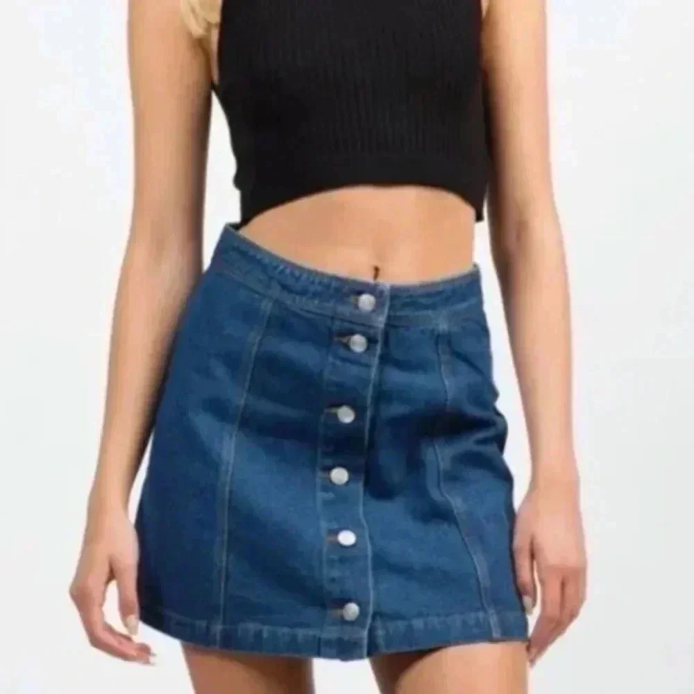 Urban Outfitters Sans Souci denim jean skirt - Picture 1 of 6